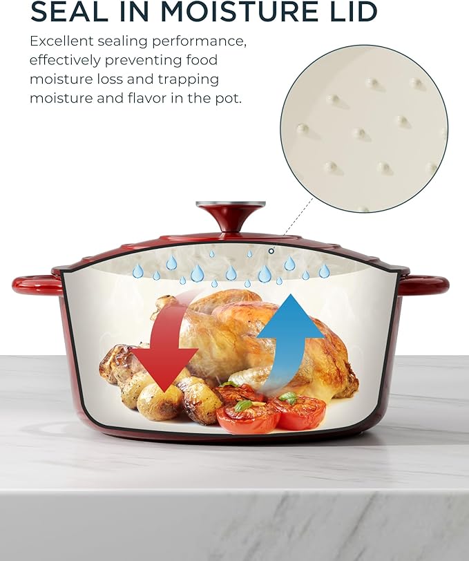 Enameled Cast Iron Dutch Oven - Image 3