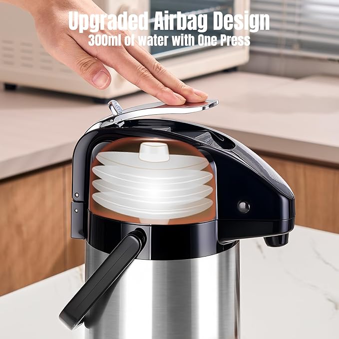 PARACITY Upgraded Airpot Coffee Carafe - Image 3