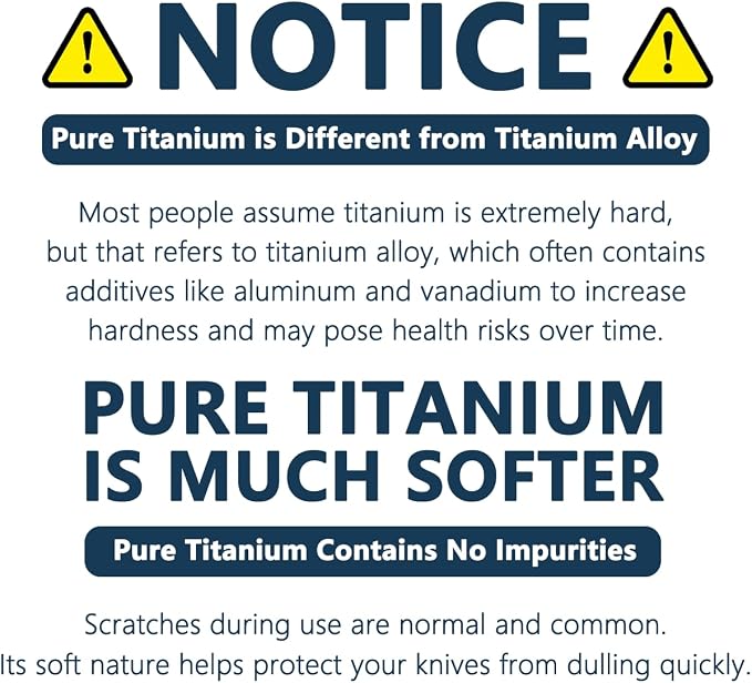Real 100% Pure Titanium Cutting Board Non-Toxic Set of 2 - Image 2