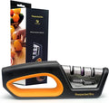 RESPECTED BRO 4-in-1 Knife and Scissors Sharpener, Premium Kitchen Knife by RespectedBro