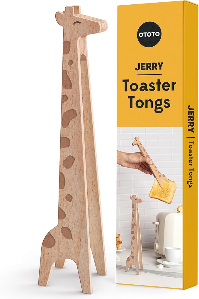 NEW OTOTO Jerry the Giraffe Toaster Tongs by OTOTO