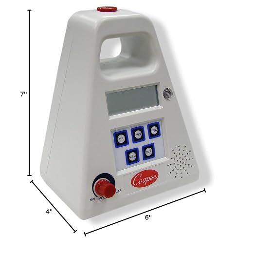 Cooper-Atkins FT24-0-3 Large Single Station Digital Kitchen Timer - Image 5