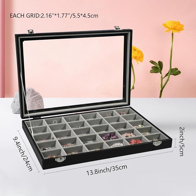 Stratalife Jewelry Organizer Earring Holder Jewelry Tray Earring Storage - Image 4