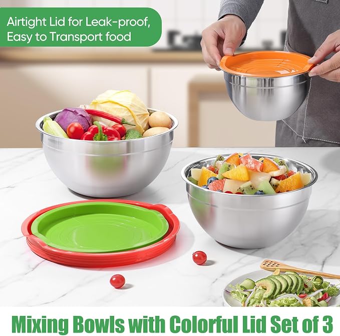 P&P CHEF Multicolor Mixing Bowls - Image 4