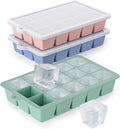 Silicone Ice Cube Tray 3 Pack by Vethwal