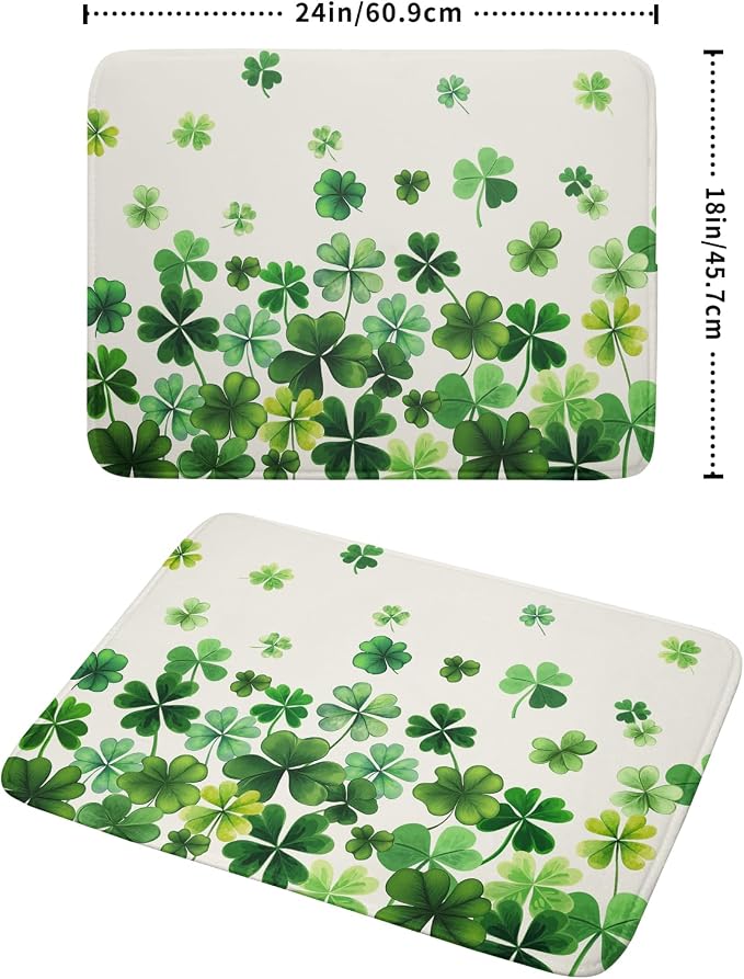 Happy St. Patrick's Day Dish Drying Mat - Image 2