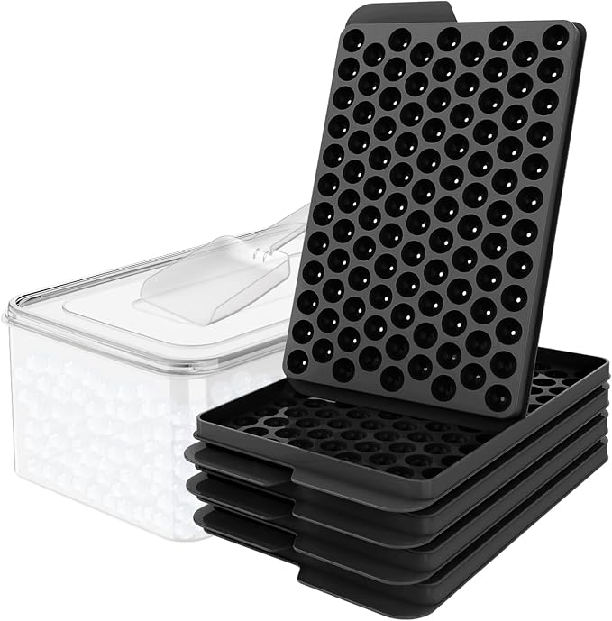 WIBIMEN Mini Ice Cube Trays, 0.55” Tiny Pebble Ice by WIBIMEN