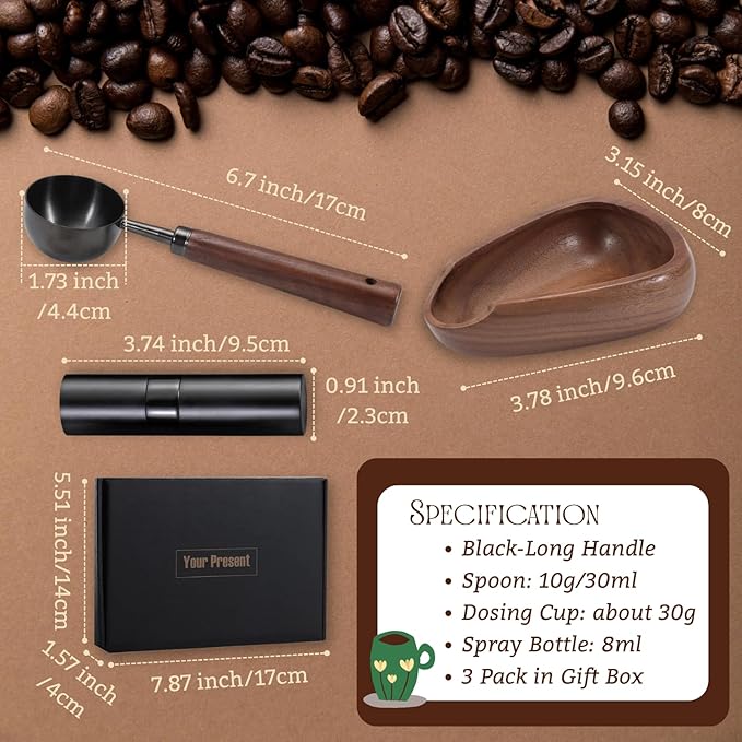 3pcs Coffee Bean Dosing Cup Set - Image 2