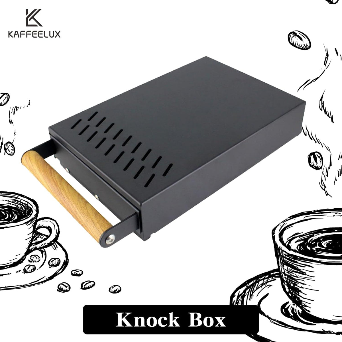 Handle Drawer Knock Box, Stainless Steel Detachable Coffee Stick