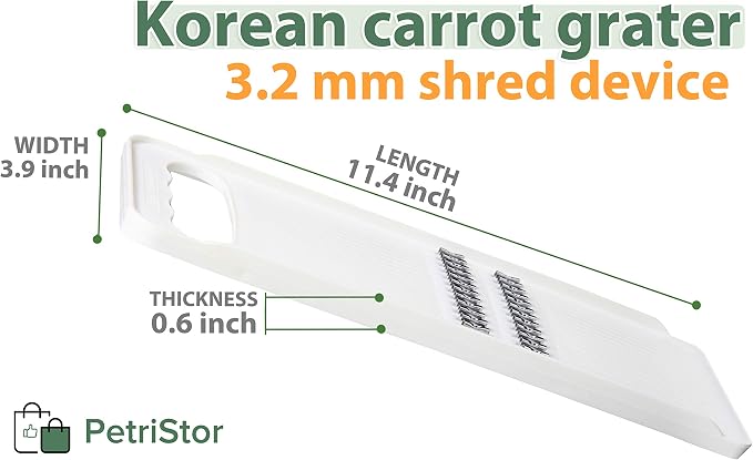 KOREAN CARROT GRATER SALAD White - Image 5