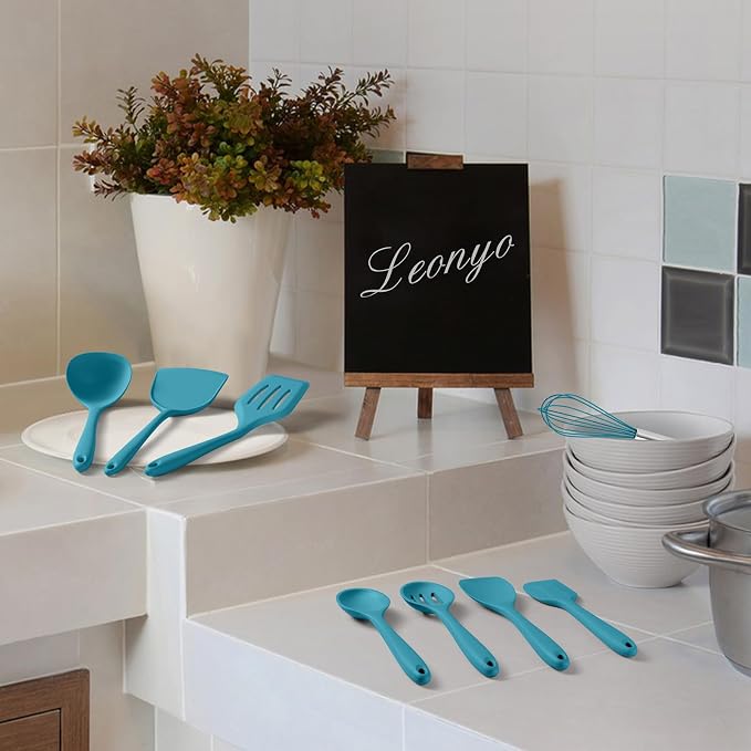 Silicone Cooking Utensils Set of 10, Kitchen Utensils Set - Image 8