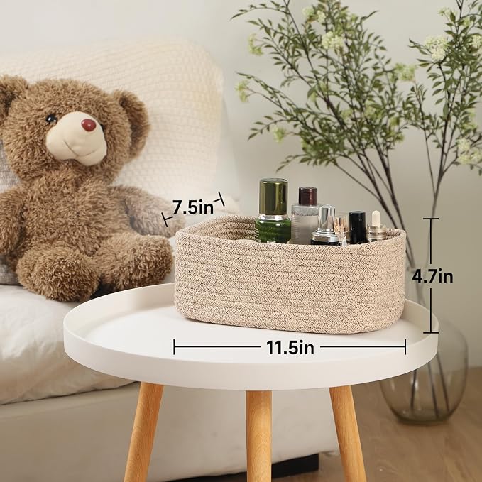 MiniArk Small Storage Baskets for Organizing | Closet Organizer Bins | Shelf - Image 2