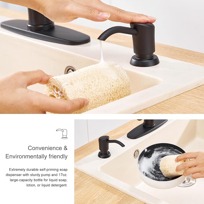 GAGALIFE Built in Sink Soap Dispenser or Lotion Dispenser - Image 7