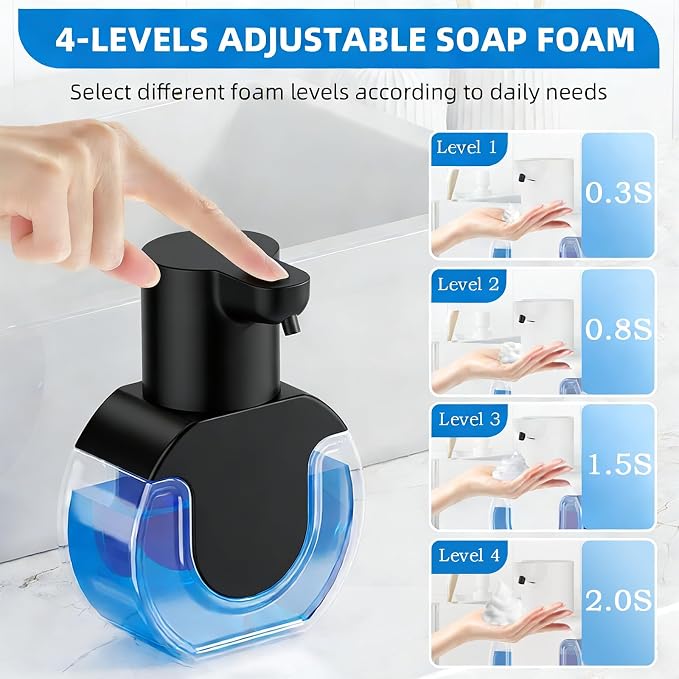 Automatic Soap Dispenser Touchless, Rechargeable Foaming Soap Dispenser - Image 4