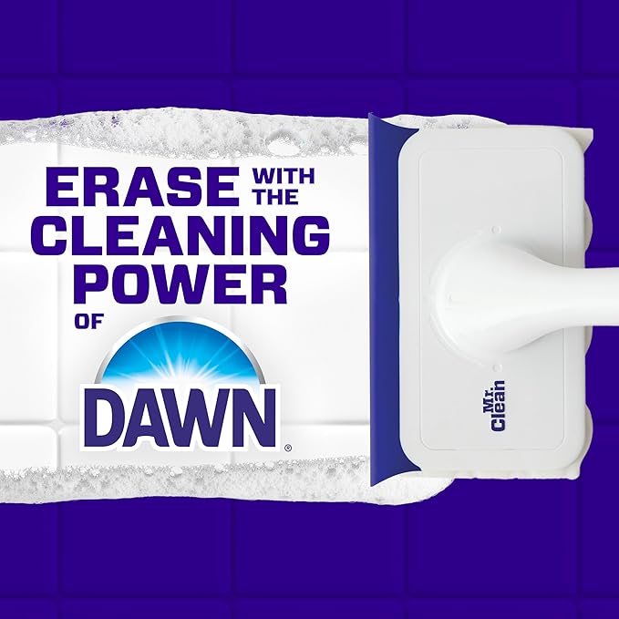 Mr. Clean Magic Eraser Shower & Tub Scrubber, Bathroom Cleaner, All in One - Image 7