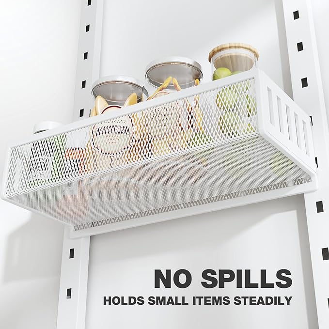 Pantry Door Organizers and Storage, 6-Tier Large Metal Heavy-Duty Frame Over - Image 3