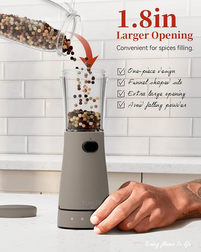 Electric Salt and Pepper Grinder Set - Image 5