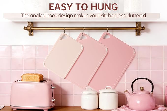 THETCHRY Plastic Cutting Board Set, Cutting Board - Image 7