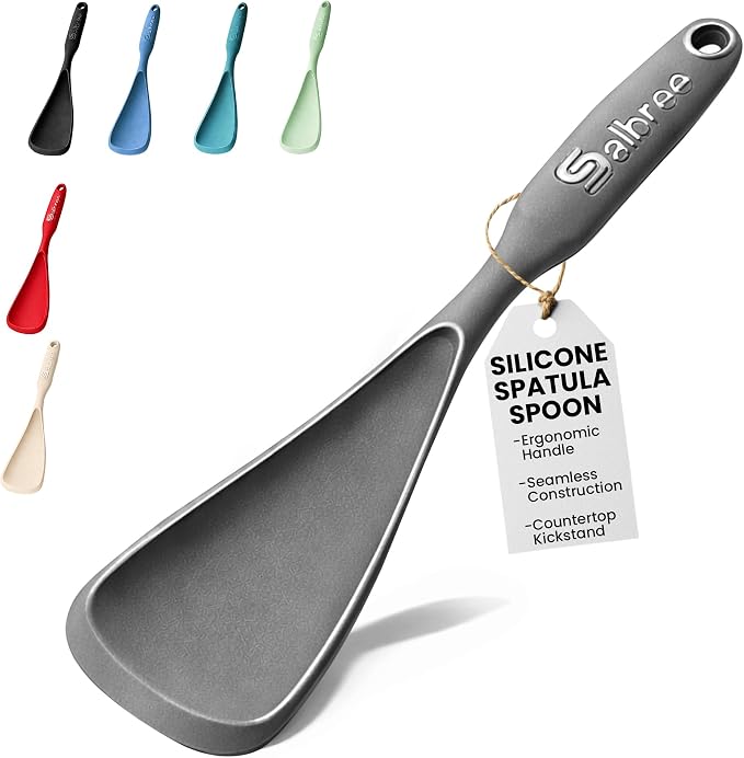 Silicone Spoon Spatula for Cooking by salbree