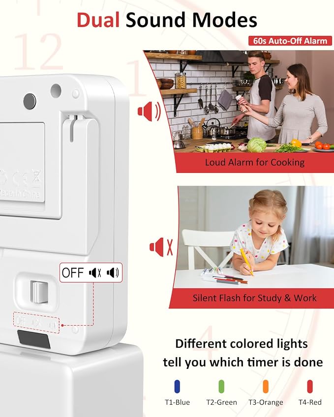 Digital Kitchen Timer for Cooking - Image 5