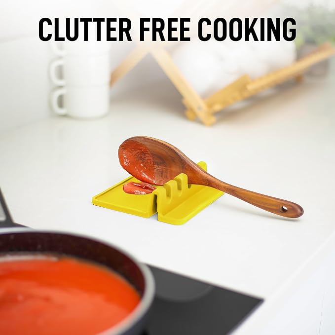 Zulay Kitchen Silicone Utensil Rest - Image 3