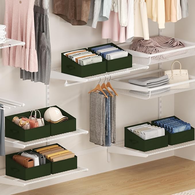 DIMJ Closet Storage Bins 10 Pack - Image 3