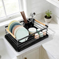Dish Racks for Kitchen Counter, Thickened Metal Dish Drying Rack by FVELLIX