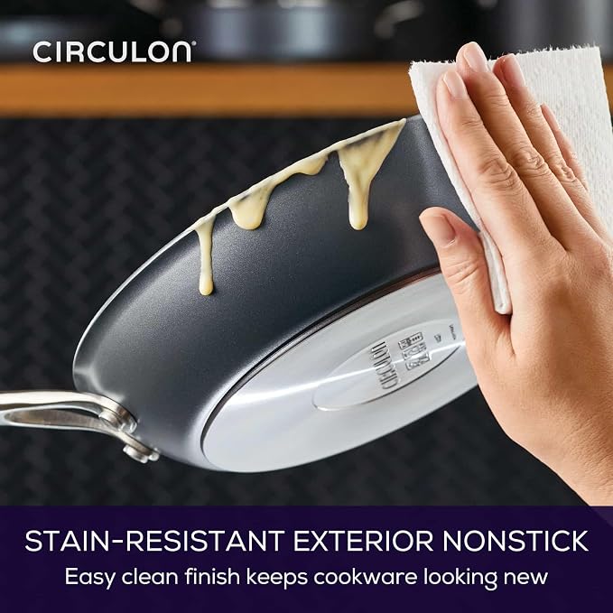 Circulon A1 Series with ScratchDefense Nonstick Induction Frying Pan, Fry Pan - Image 7