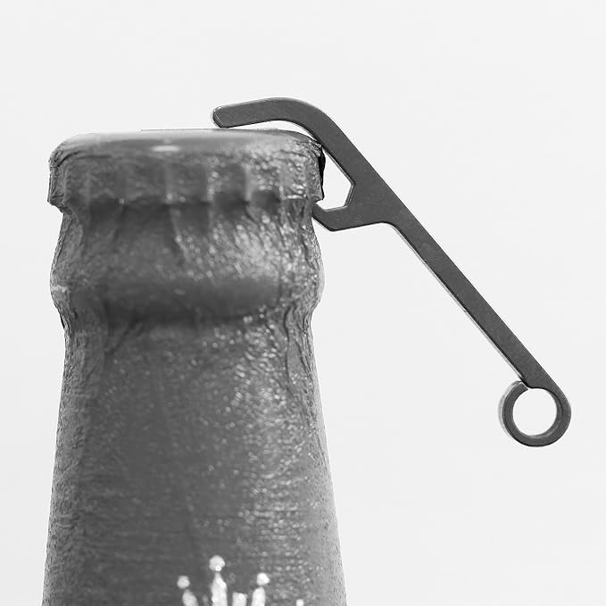 Ultra-Lightweight Titanium Keychain Bottle Opener - Image 3