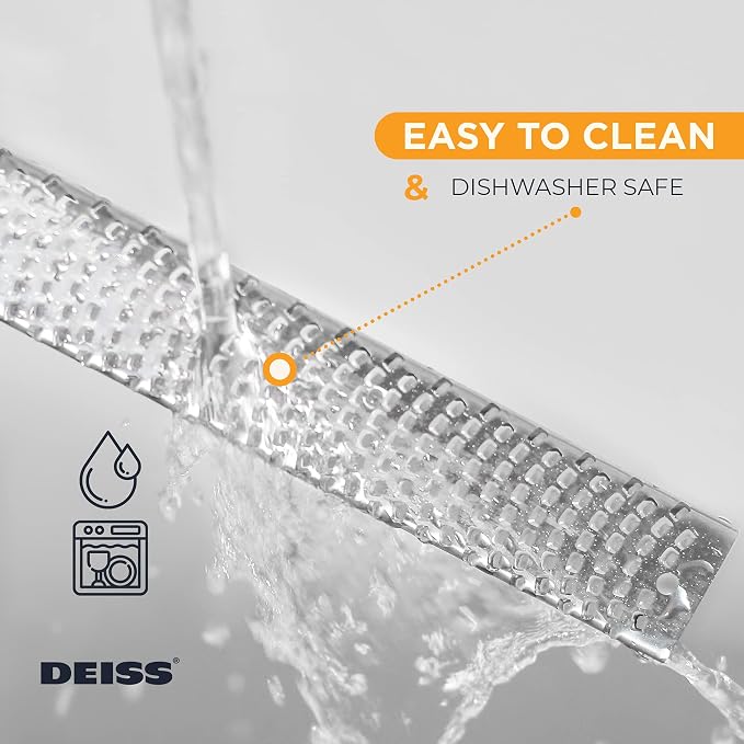 Deiss PRO Citrus Zester & Cheese Grater — Parmesan Cheese Lemon, Vegetables - Image 6