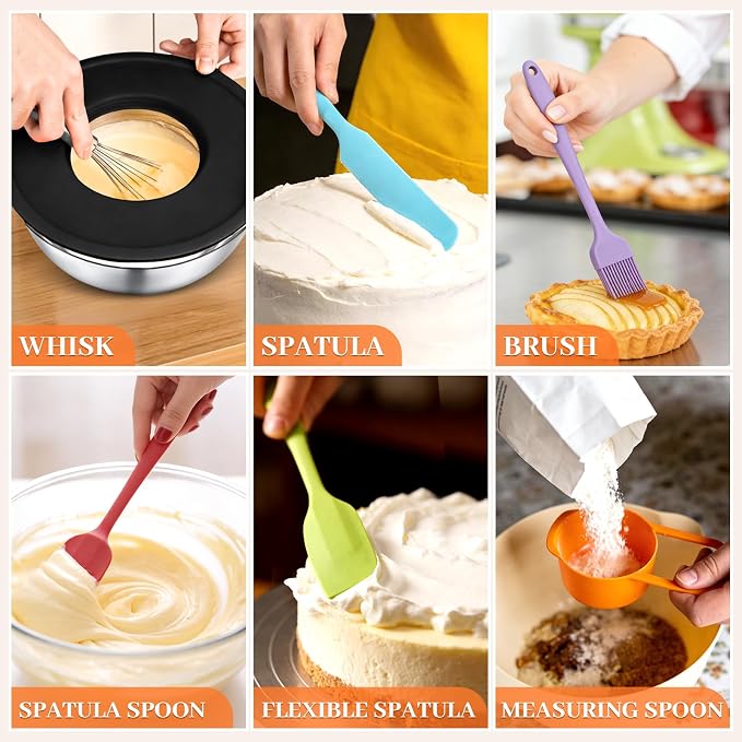 21PCS Mixing Bowls with Lids Set - Image 4