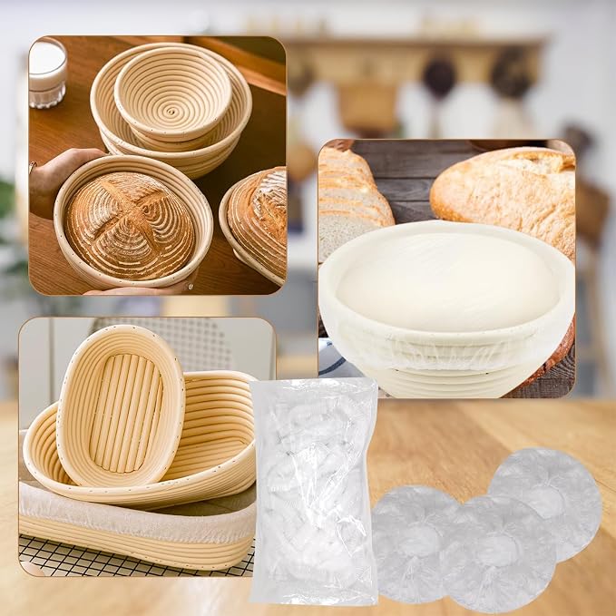200pcs Reusable Shower Caps for Sourdough Bread Proofing, Plastic Covers - Image 6