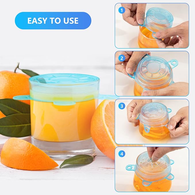 Small Silicone Stretch Lids - Image 2