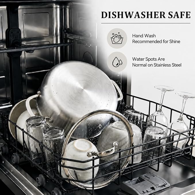 WANGYUANJI 7.3 QT Stainless Steel Stock Pot - Image 8