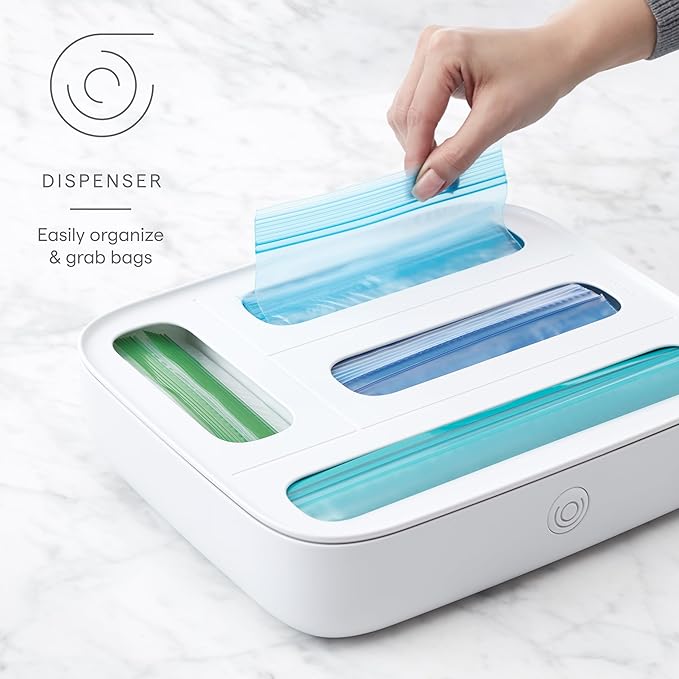 YouCopia StoraBag Drawer Food Bags Dispenser, Plastic Sandwich Bag Organizer - Image 2