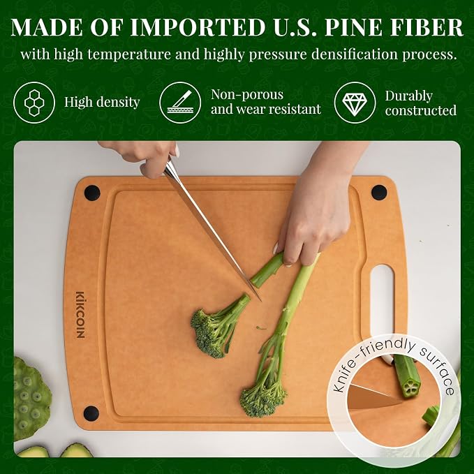 Kikcoin Wood Cutting Board, Cutting Boards - Image 3