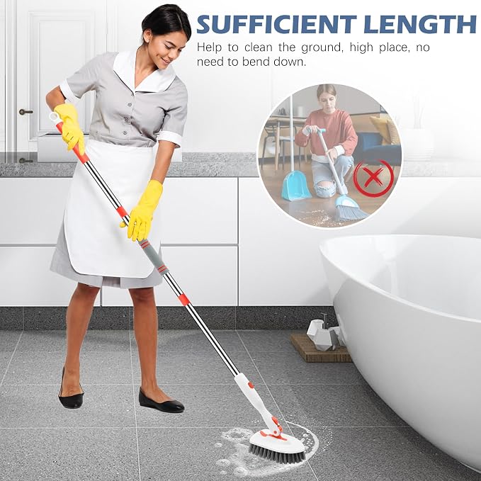 SetSail Floor Scrub Brush, Tile Tub Floor Scrubber - Image 6