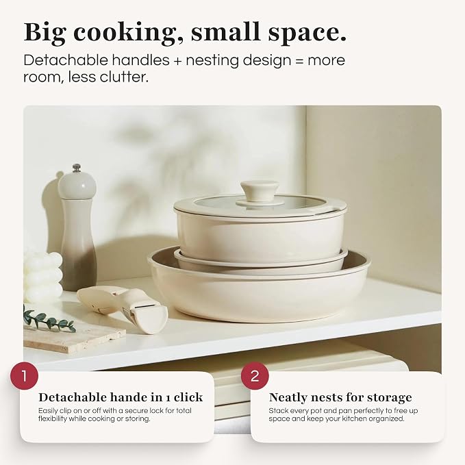 GOURMETIFIC® Pots and Pans Cookware Set - Image 2