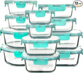 FAWLES 12 Pack Glass Storage Containers by FAWLES