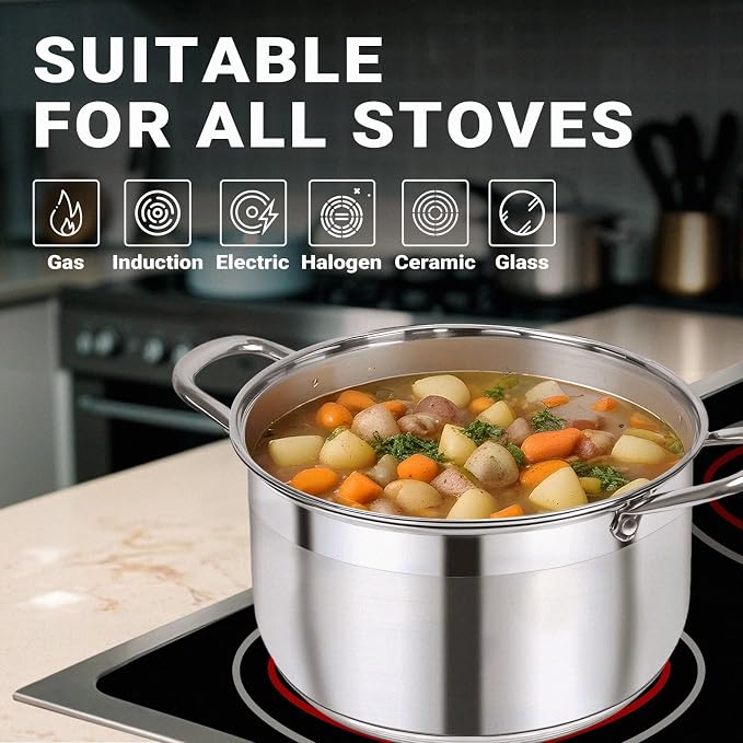 Kirecoo Stainless Steel Stock Pot - Image 6