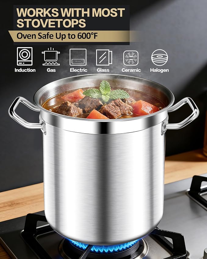 STOCKPOT 20 Quart Soup Pot - Image 5