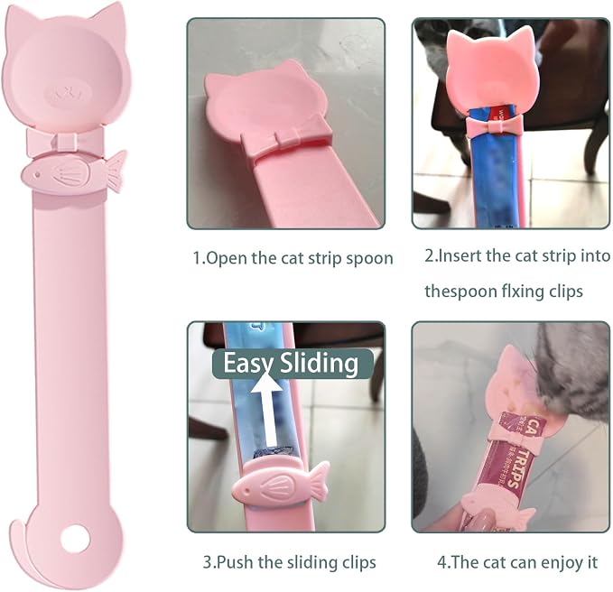 4pcs gray Pet Food Can Supplies Set，Silicone Cat Dog Food Can Lids Spoons - Image 6