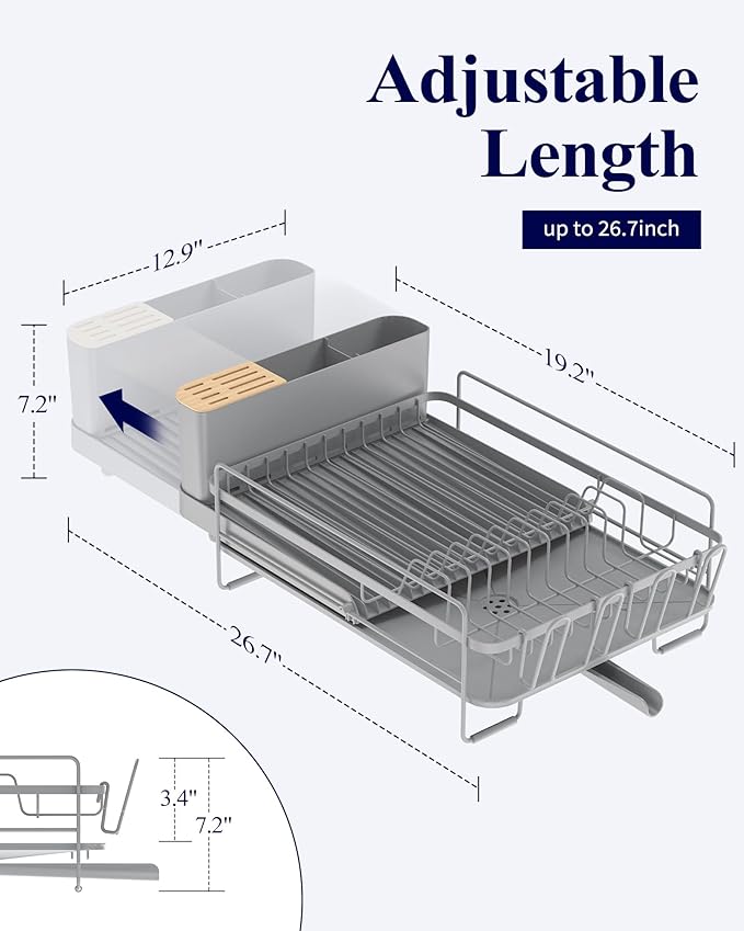 Kitsure Large Dish Drying Rack - Image 2
