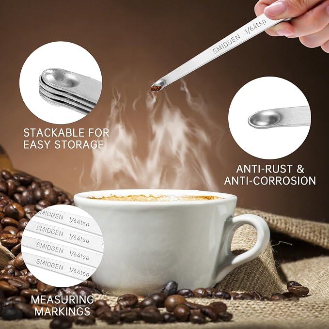 4 PCS 1/64 Teaspoon Single Measuring Spoon, Small Measuring Spoon Only - Image 3