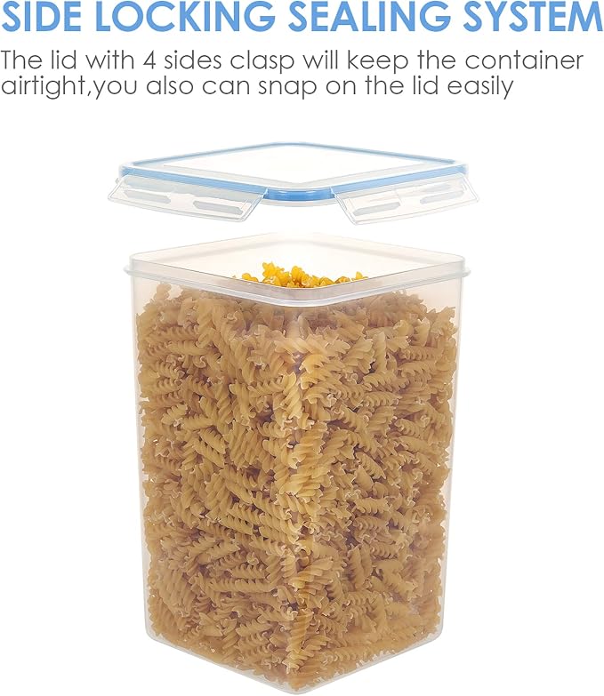 Vtopmart Extra Large Tall Airtight Food Storage Containers 4 Pieces 5.9qt / - Image 4