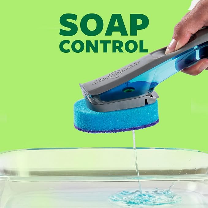 Scotch-Brite Soap Control Odor Resist Non-Scratch Dishwand - Image 5
