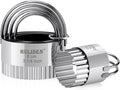 HULISEN Biscuit Cutter Set, Stainless Steel Round Biscuit Cutters by HULISEN