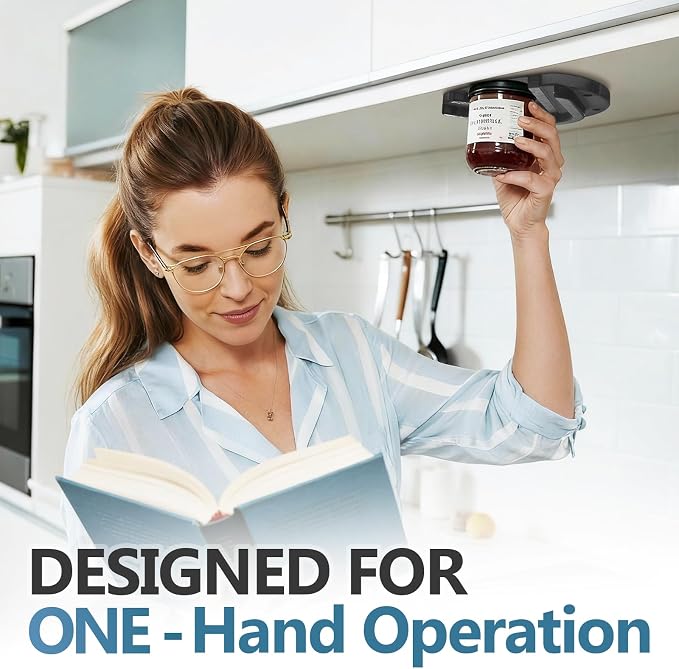 Mount-on Cabinet Jar Opener for Weak Hands, Seniors - Image 8