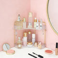 2-Tier Corner Bathroom Organizer Countertop by Trdongxu