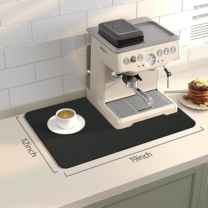 Bloss Coffee Mat, Dish Drying Mat, Coffee Bar/Maker Mat, Kitchen Counter Mat - Image 5